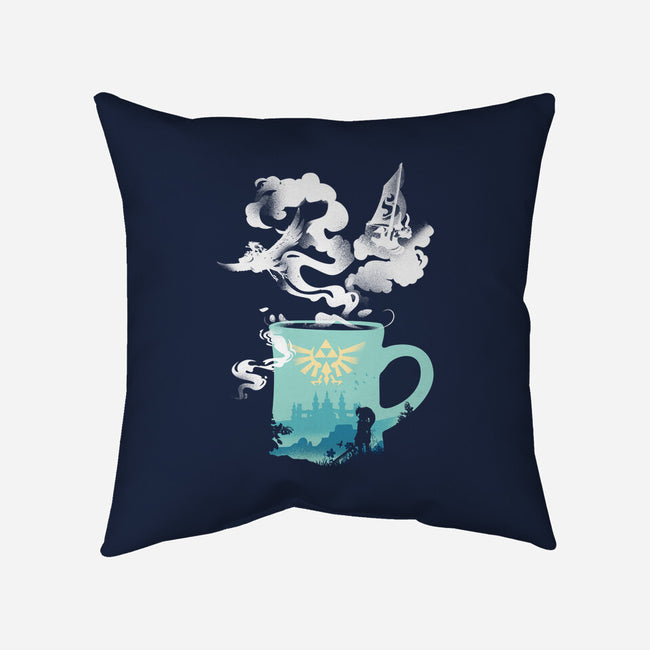 Adventure Brews-none non-removable cover w insert throw pillow-RamenBoy