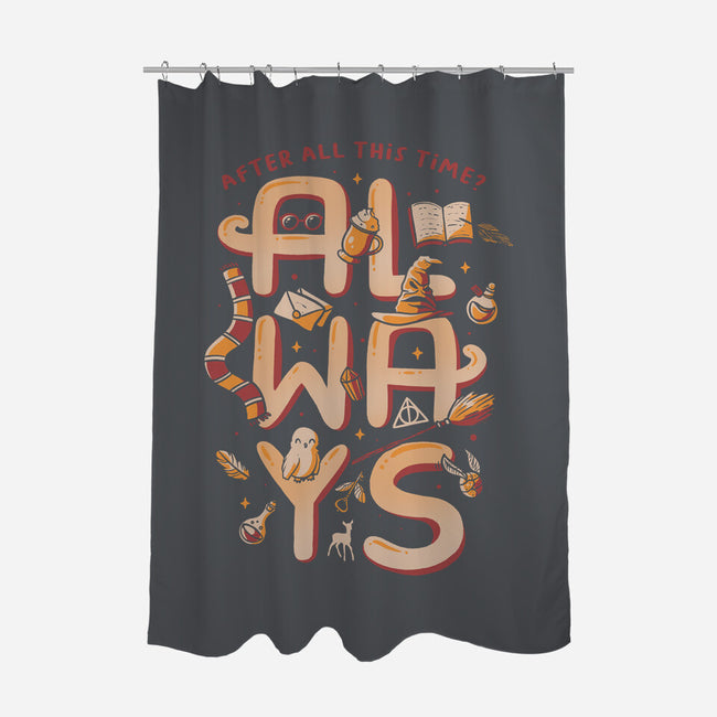 Always-none polyester shower curtain-eduely