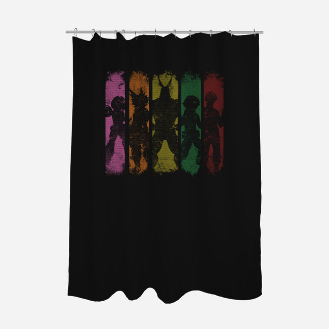 My Hero Shadows-none polyester shower curtain-Skullpy