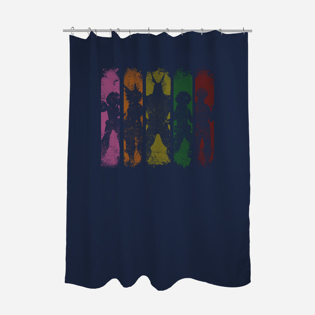 My Hero Shadows-none polyester shower curtain-Skullpy