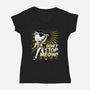 Don't Stop Meow-womens v-neck tee-estudiofitas
