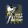 Don't Stop Meow-none stretched canvas-estudiofitas