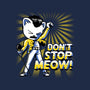 Don't Stop Meow-none drawstring bag-estudiofitas