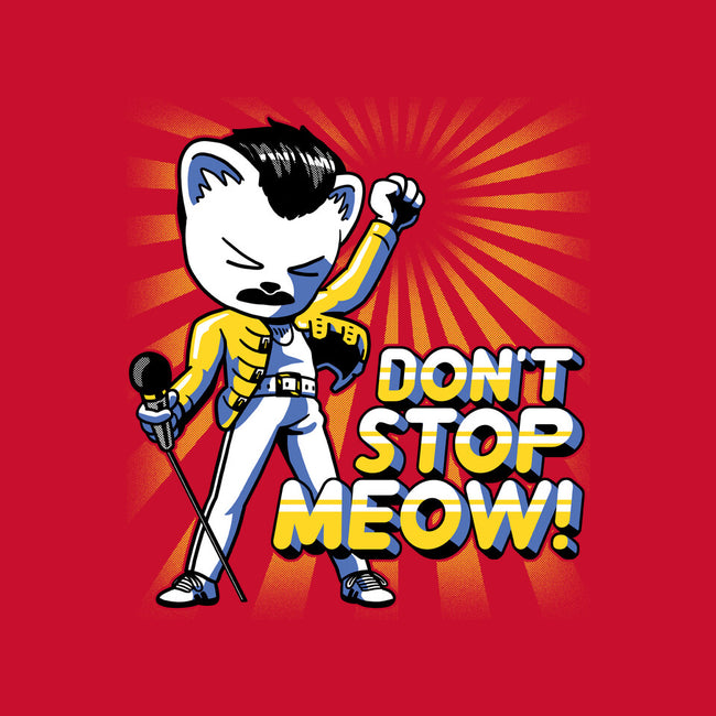 Don't Stop Meow-dog basic pet tank-estudiofitas