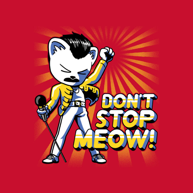 Don't Stop Meow-none stretched canvas-estudiofitas