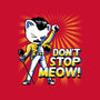 Don't Stop Meow-none removable cover w insert throw pillow-estudiofitas