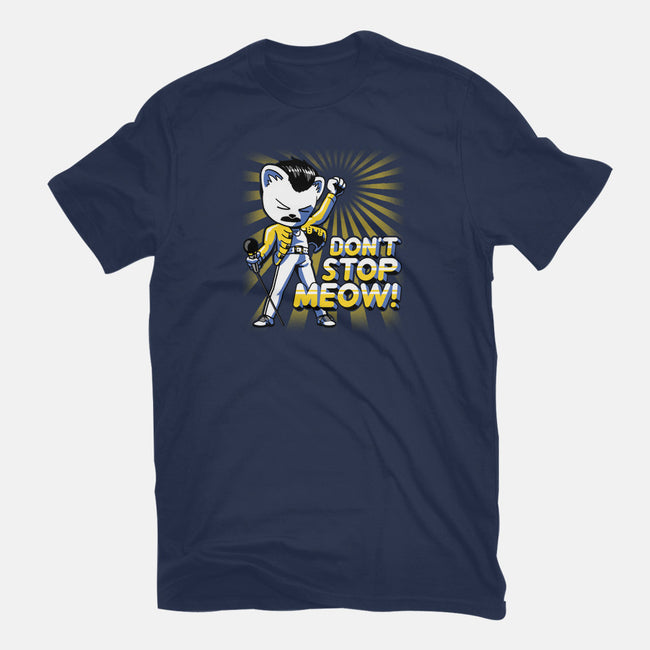 Don't Stop Meow-mens long sleeved tee-estudiofitas