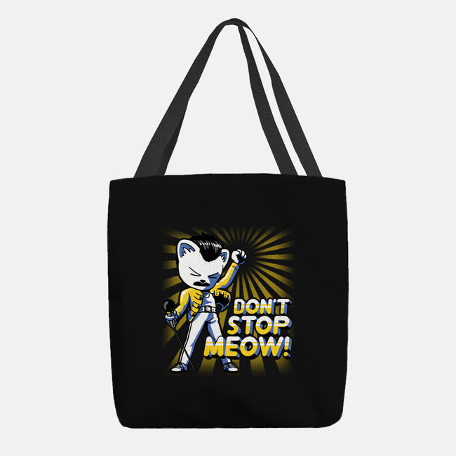 Don't Stop Meow-none basic tote-estudiofitas