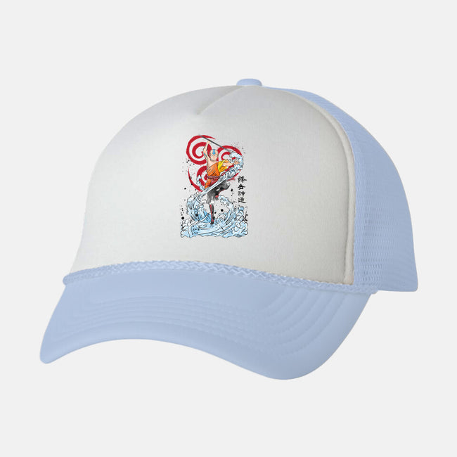 The Power of The Air Nomads-unisex trucker hat-DrMonekers