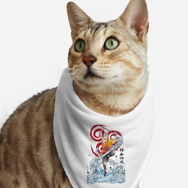 The Power of The Air Nomads-cat bandana pet collar-DrMonekers