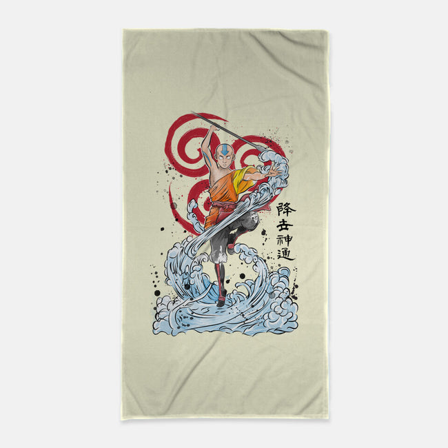 The Power of The Air Nomads-none beach towel-DrMonekers