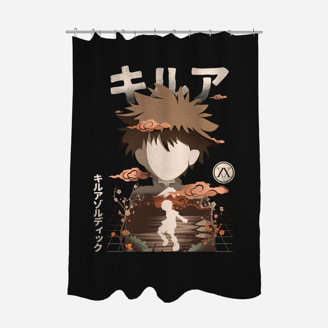 Ex Assassin-none polyester shower curtain-hirolabs