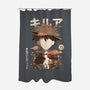 Ex Assassin-none polyester shower curtain-hirolabs
