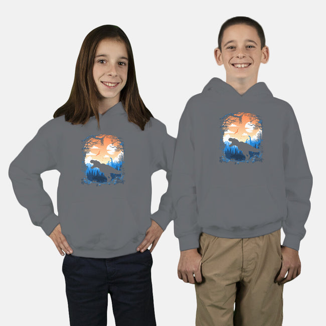 Sunset Rex-youth pullover sweatshirt-albertocubatas