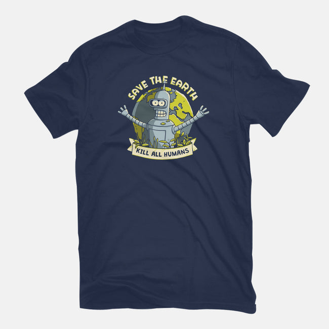 Bender Earth-unisex crew neck sweatshirt-ducfrench