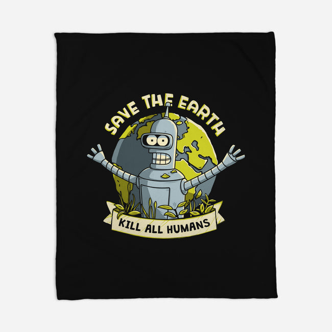 Bender Earth-none fleece blanket-ducfrench