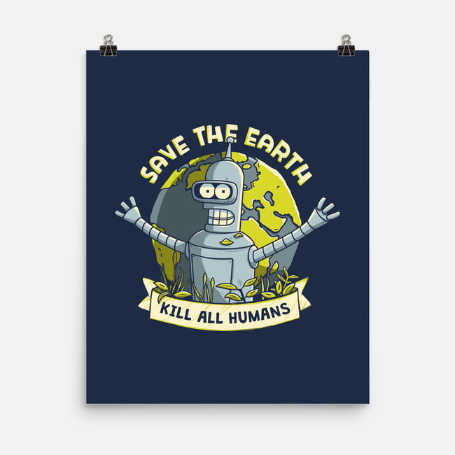 Bender Earth-none matte poster-ducfrench