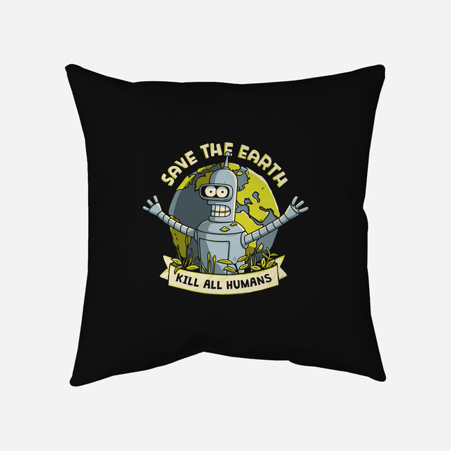 Bender Earth-none removable cover w insert throw pillow-ducfrench