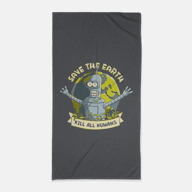 Bender Earth-none beach towel-ducfrench