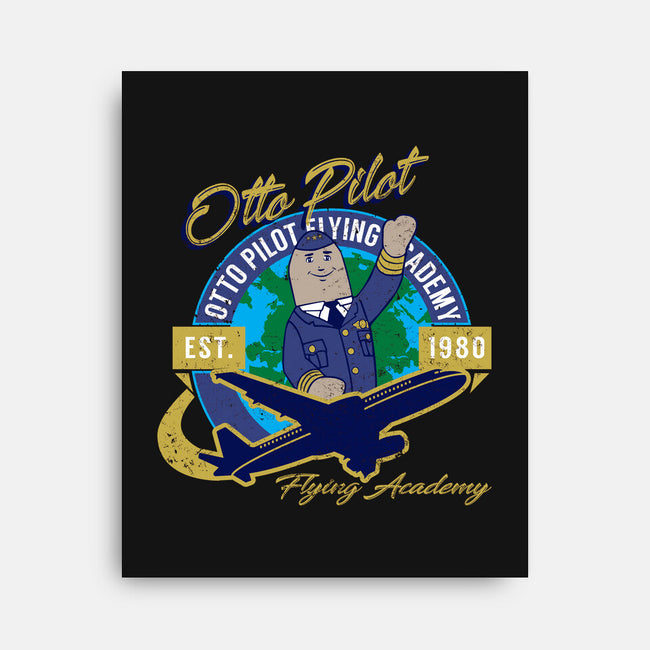 Otto Pilot-none stretched canvas-AlemaArt