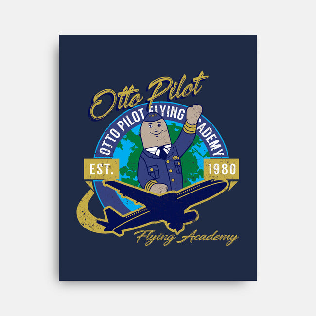 Otto Pilot-none stretched canvas-AlemaArt