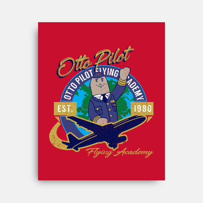 Otto Pilot-none stretched canvas-AlemaArt