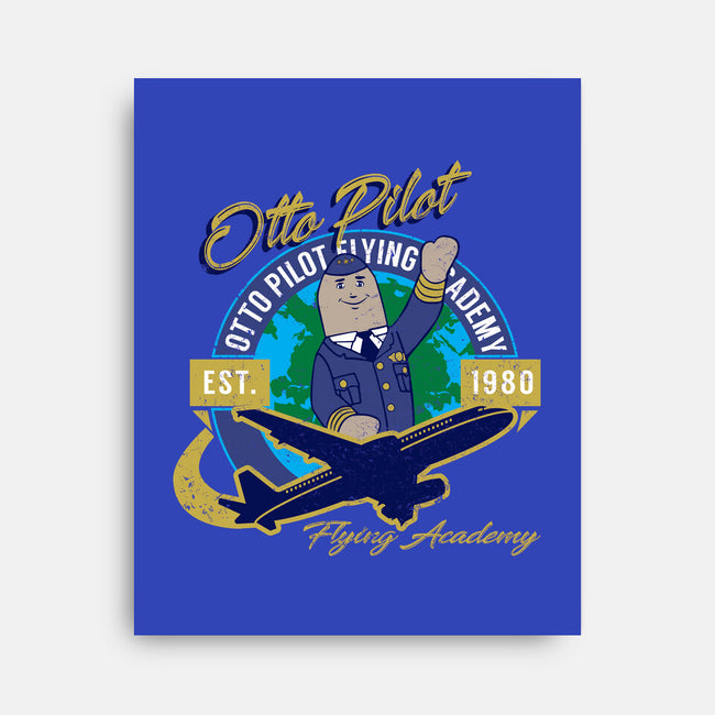 Otto Pilot-none stretched canvas-AlemaArt