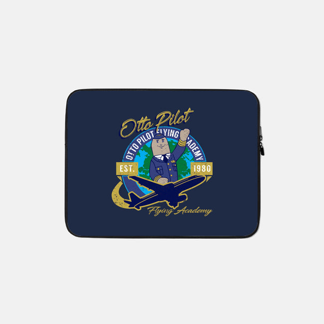 Otto Pilot-none zippered laptop sleeve-AlemaArt