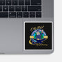 Otto Pilot-none glossy sticker-AlemaArt