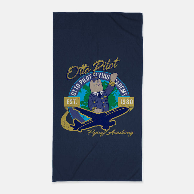 Otto Pilot-none beach towel-AlemaArt