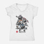Turtle Squad-womens v-neck tee-DrMonekers