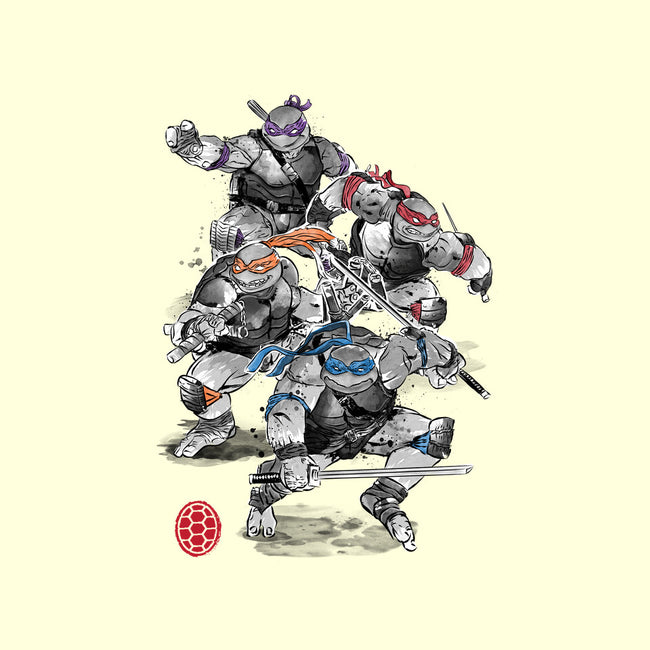 Turtle Squad-none removable cover w insert throw pillow-DrMonekers