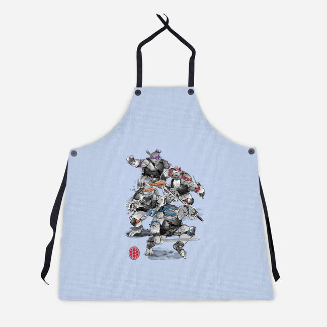 Turtle Squad-unisex kitchen apron-DrMonekers