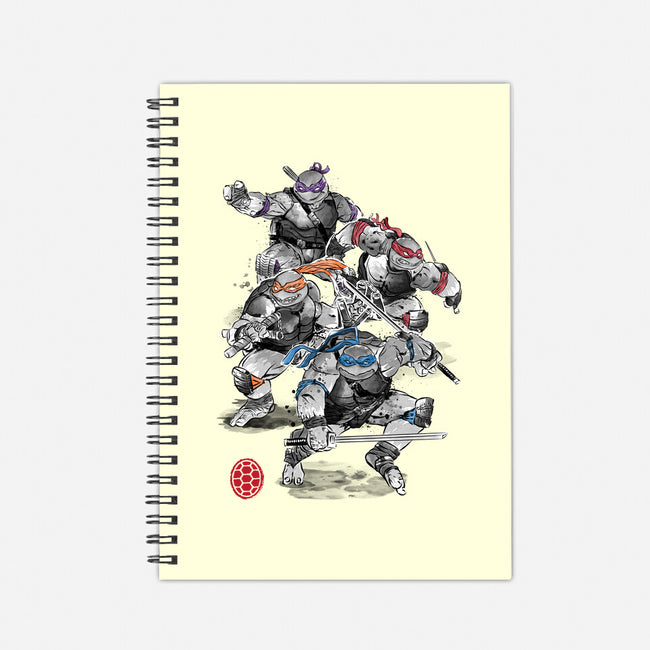 Turtle Squad-none dot grid notebook-DrMonekers