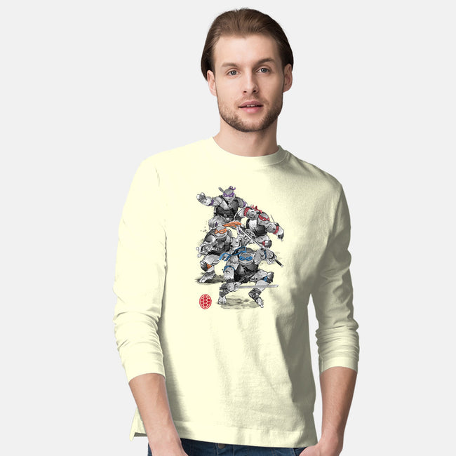 Turtle Squad-mens long sleeved tee-DrMonekers