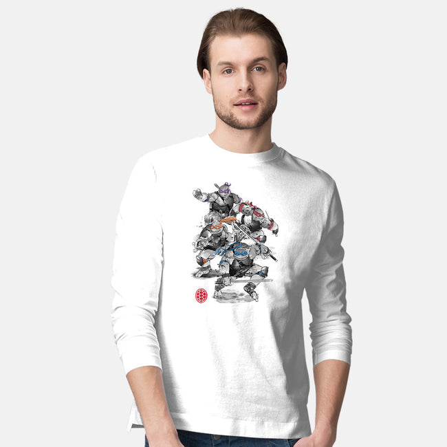 Turtle Squad-mens long sleeved tee-DrMonekers