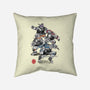 Turtle Squad-none removable cover w insert throw pillow-DrMonekers