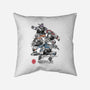 Turtle Squad-none removable cover w insert throw pillow-DrMonekers