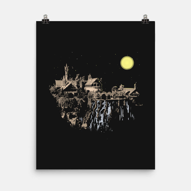 Elven Valley-none matte poster-fanfabio