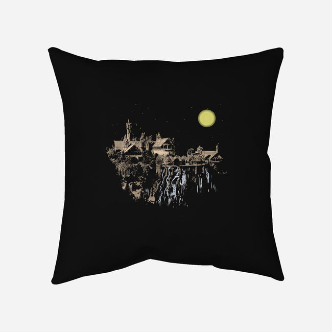Elven Valley-none non-removable cover w insert throw pillow-fanfabio