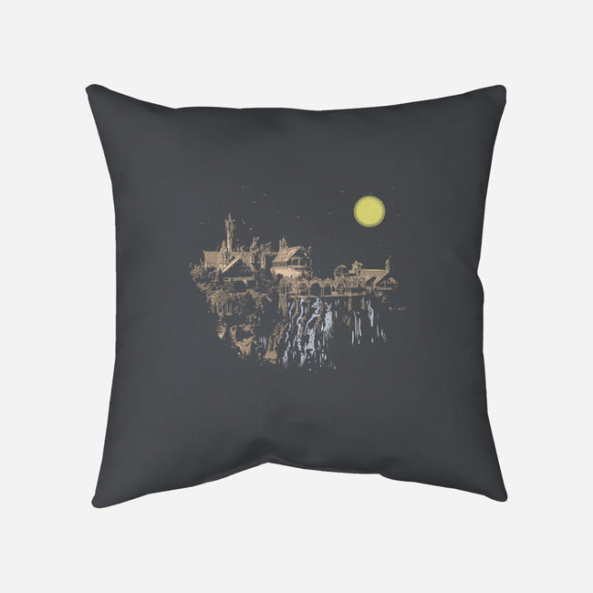 Elven Valley-none non-removable cover w insert throw pillow-fanfabio