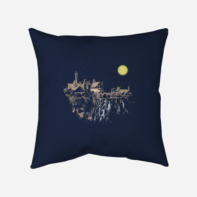 Elven Valley-none non-removable cover w insert throw pillow-fanfabio