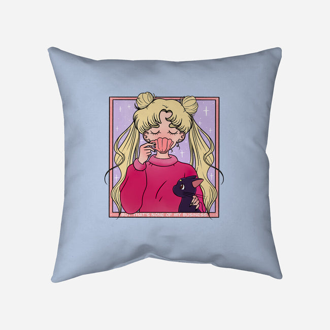 That's the Tea-none removable cover w insert throw pillow-Substitutejiji