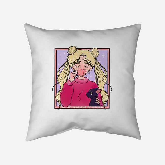 That's the Tea-none removable cover w insert throw pillow-Substitutejiji