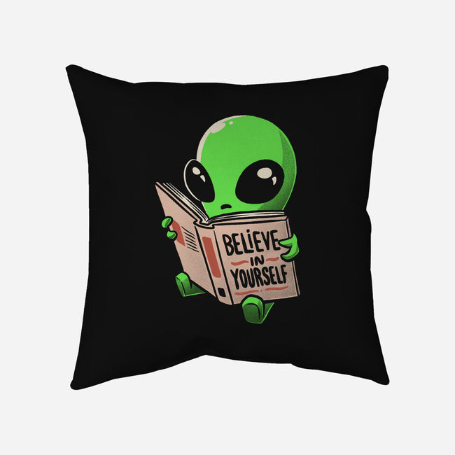 How to Believe in Yourself-none removable cover w insert throw pillow-eduely