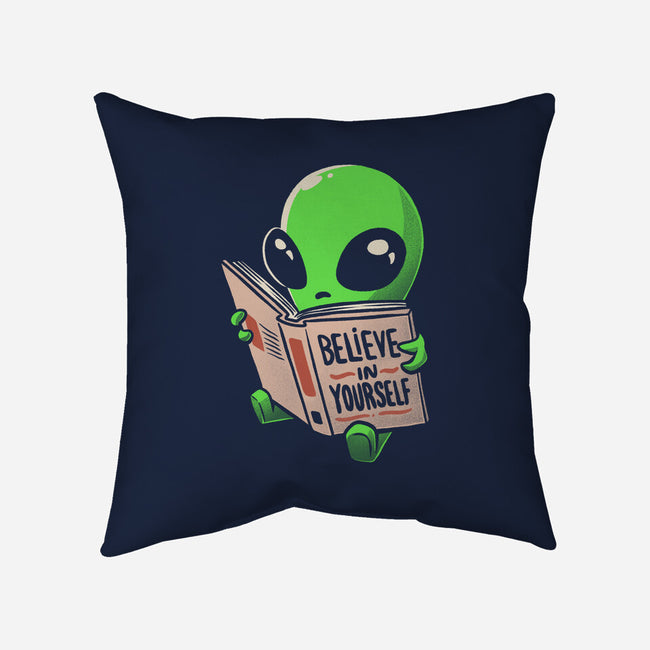 How to Believe in Yourself-none removable cover throw pillow-eduely