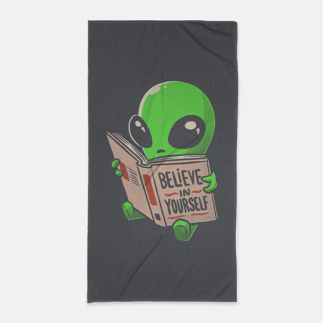How to Believe in Yourself-none beach towel-eduely