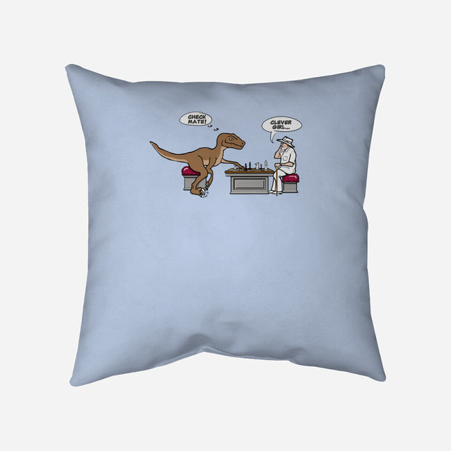Checkmate-none removable cover w insert throw pillow-kimgromoll