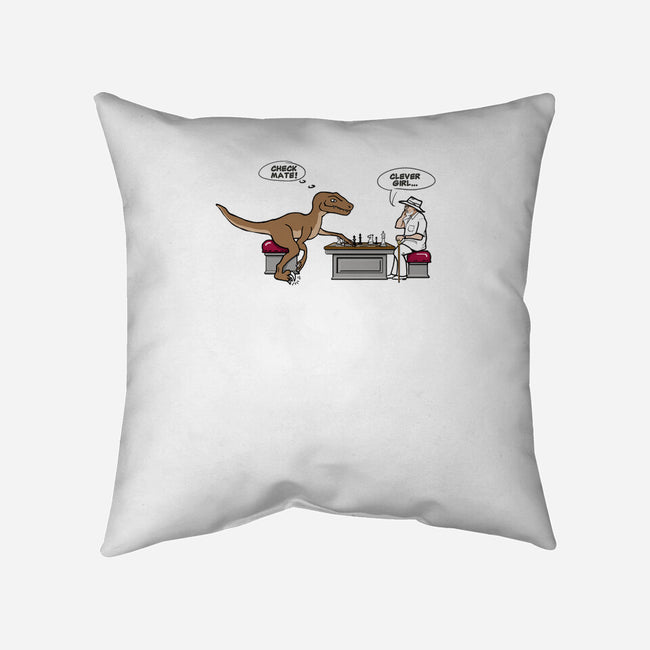 Checkmate-none removable cover w insert throw pillow-kimgromoll