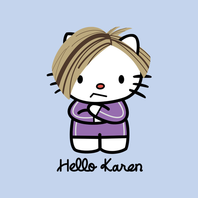 Hello Karen-none polyester shower curtain-SeamusAran